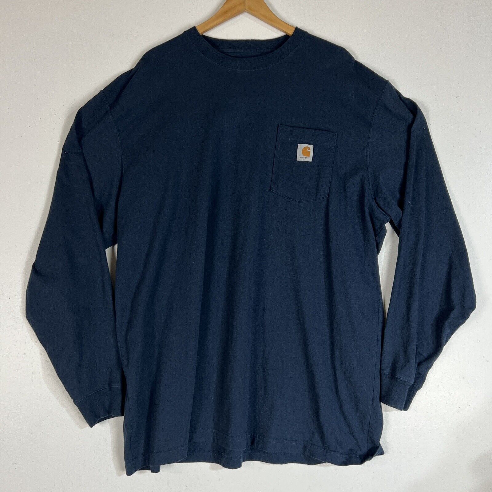 Carhartt Men’s Long Sleeve T-Shirt Size 2XL Color Blue (Pre-Owned)