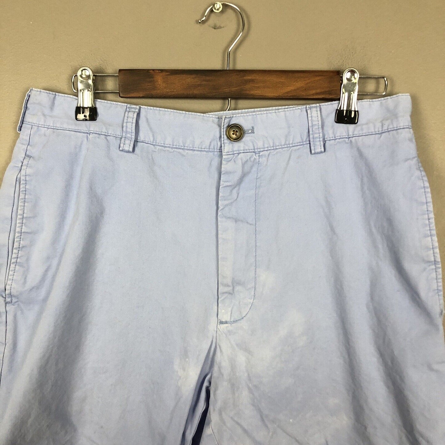 Brooks Brothers 346 Men’s Chino Shorts Size 33w Blue Casual