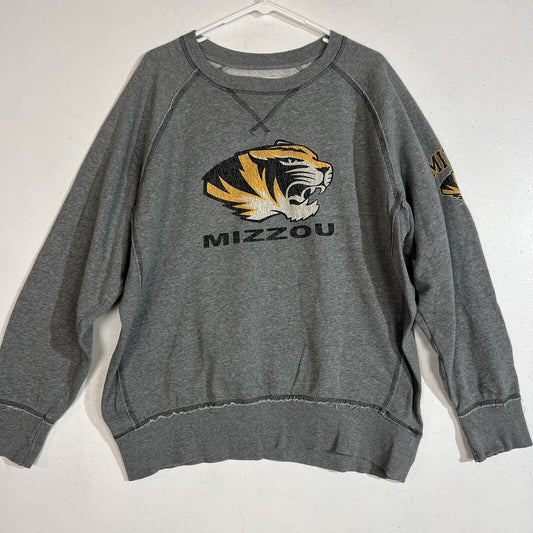 Colosseum Athletics Mizzou Sweatshirt Men’s XL Gray  University Of Missouri