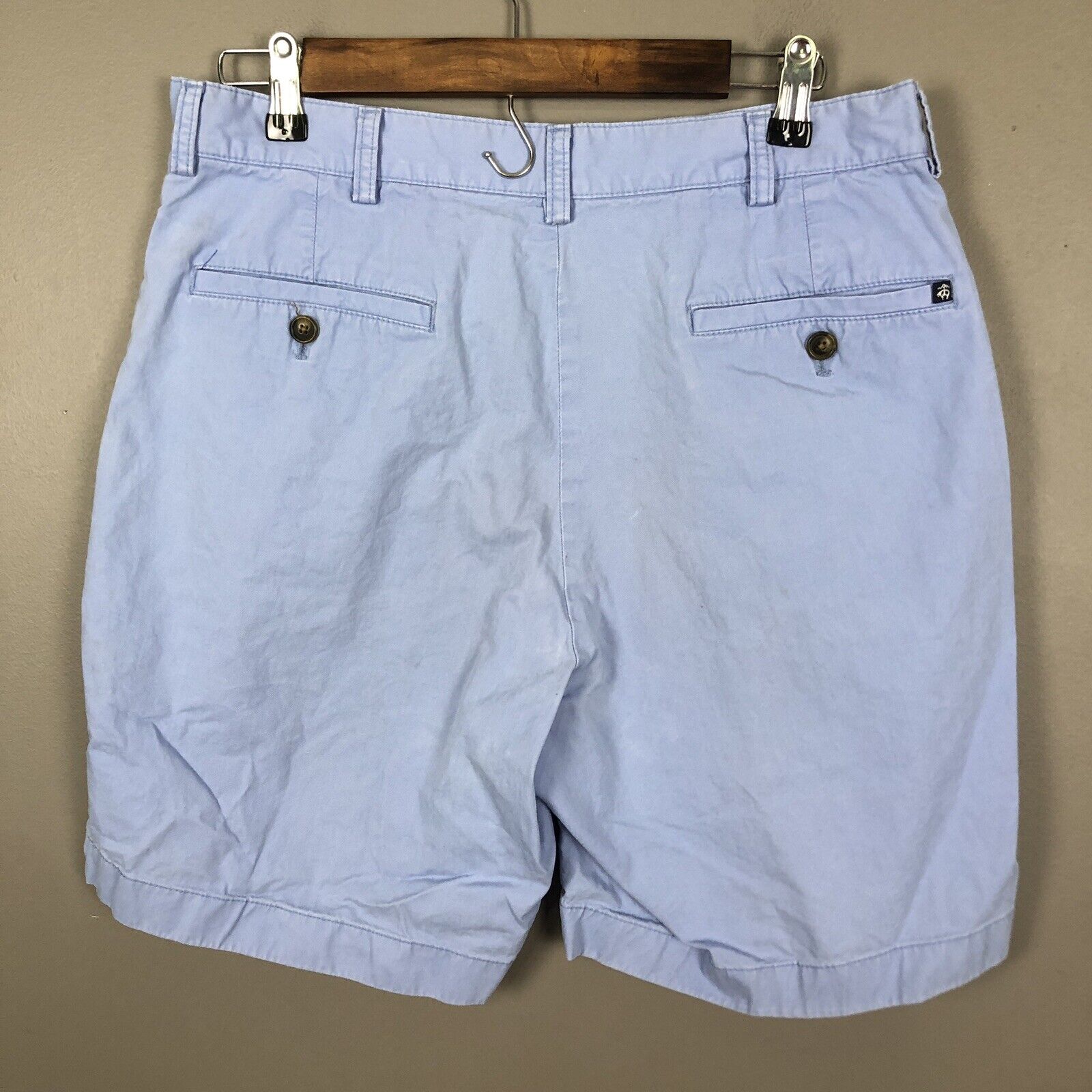 Brooks Brothers 346 Men’s Chino Shorts Size 33w Blue Casual