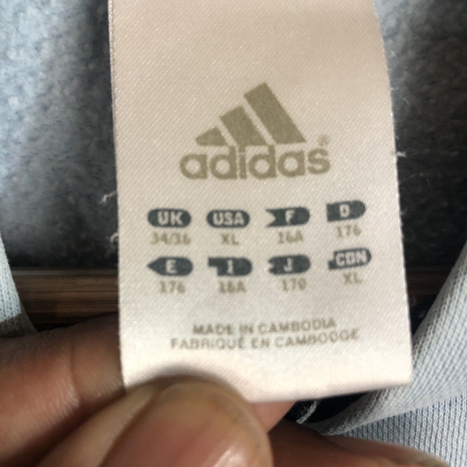 Adidas Hoodie Men’s Size XL Multicolor Heavyweight Longsleeve