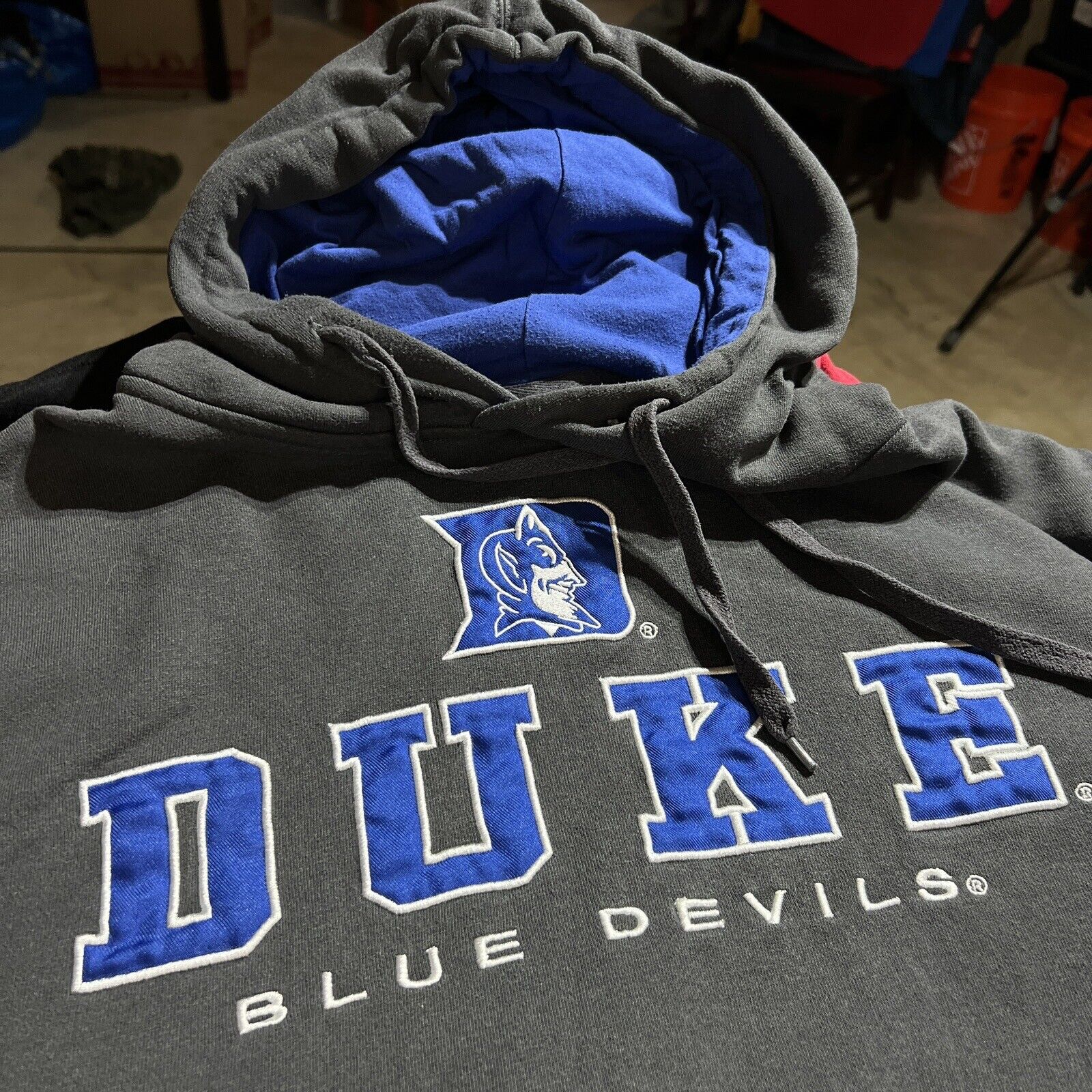 Stadium Athletics  Duke Blue Devils Hoodie  Men’s CL Heavyweight Embroidered