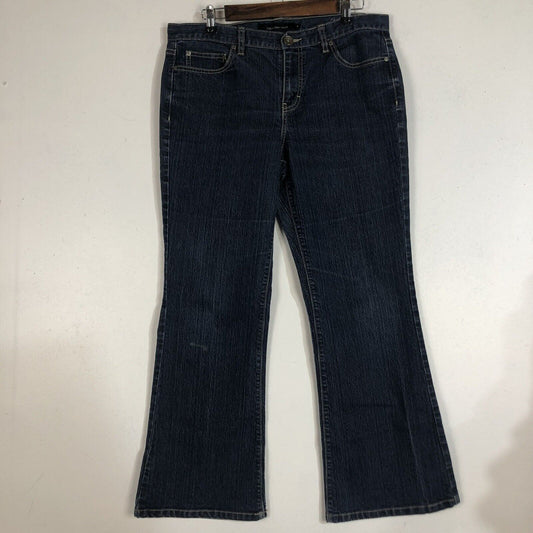 Calvin Klein Jeans Flare Womens Size 12 Color Blue
