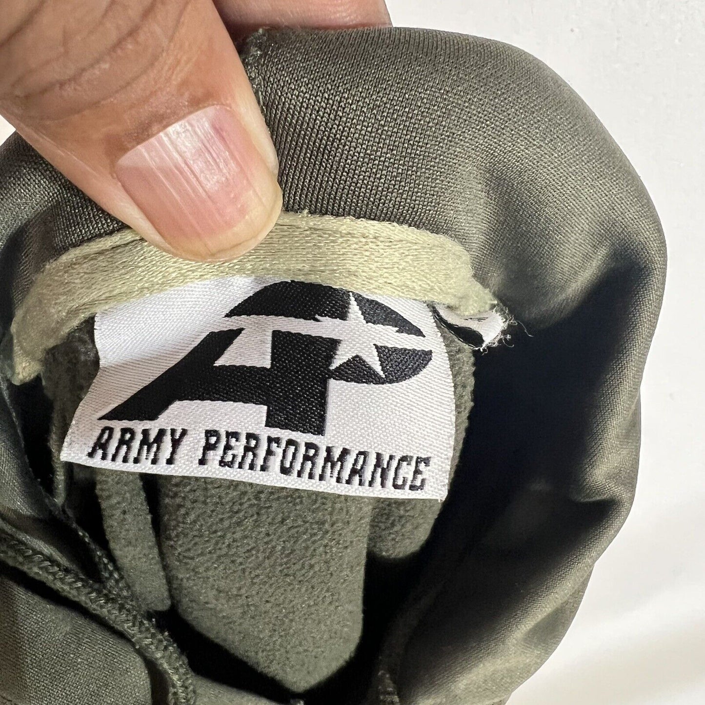 Army Performance Men’s Joodie Size Medium Color Green Long Sleeve