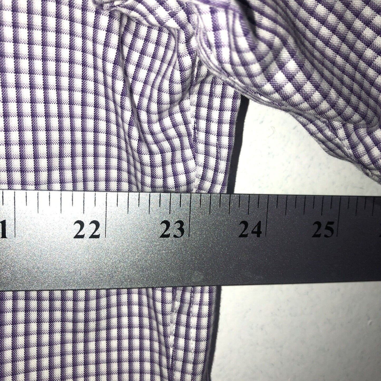 Eddie Bauer Button Down Short Sleeve Shirt Mens Size Large Color Purple