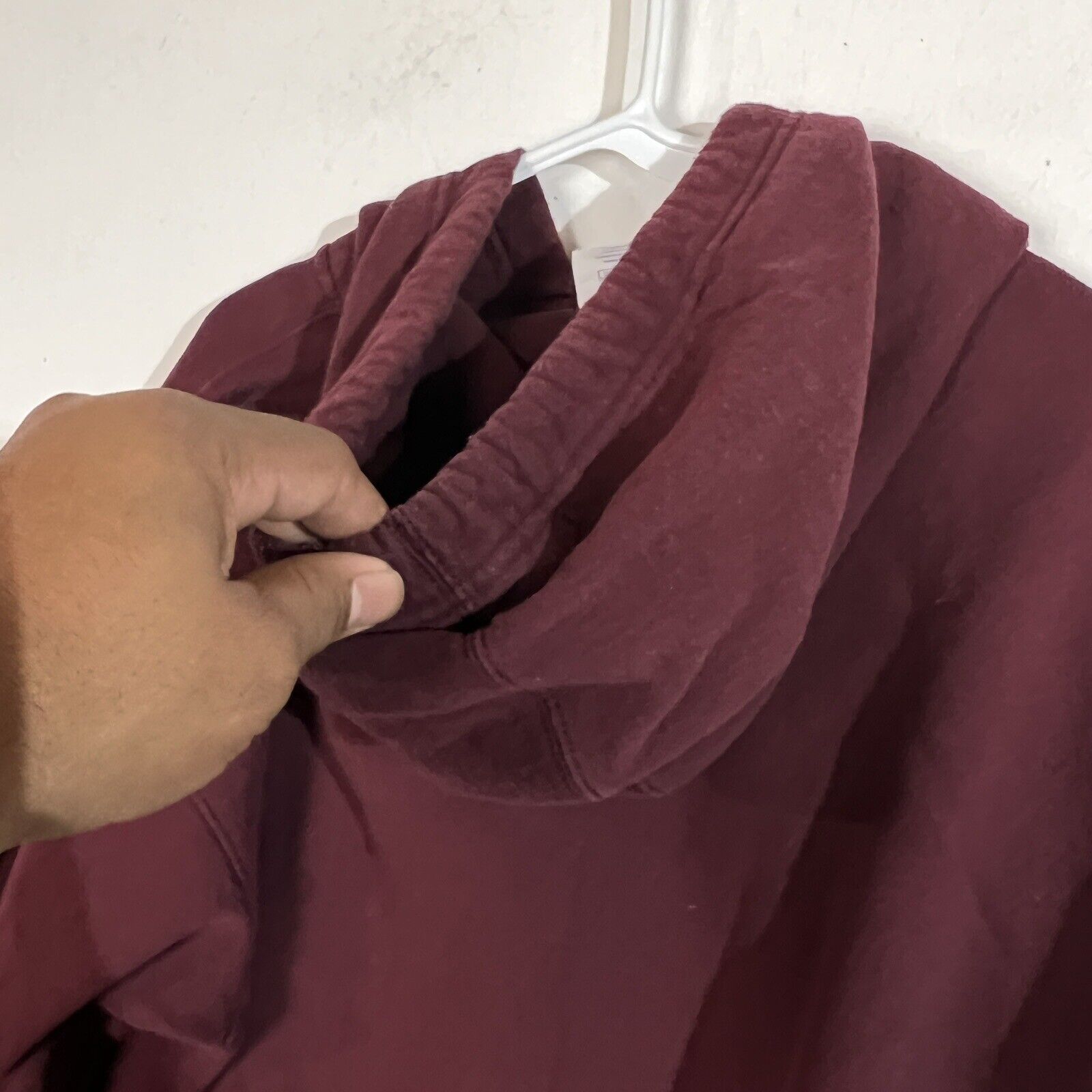 Champion Eco Hoodie Men’s Medium Color Maroon Heavyweight 