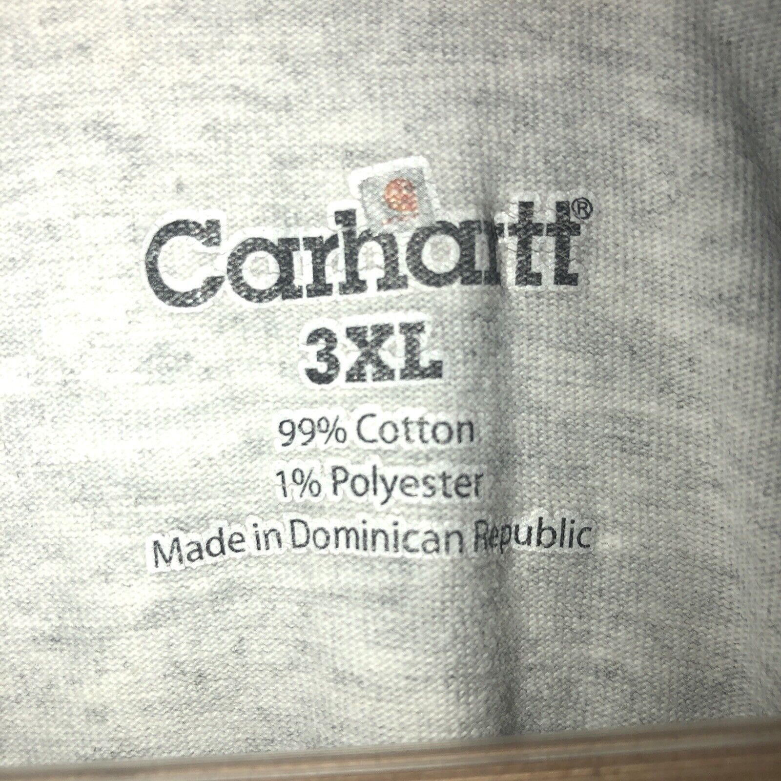 Carhartt T shirt Mens Size 3XL Color Gray