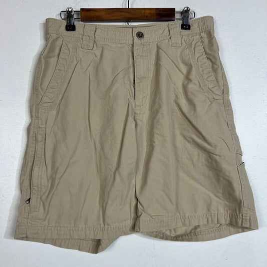 Columbia Chino Shorts Men's Size 32 Color Beige Casual
