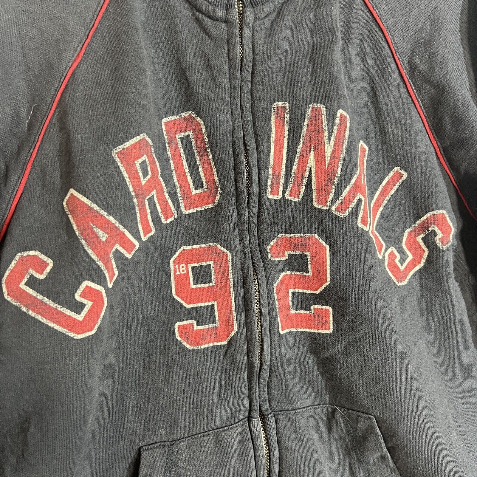 Banner 47 St. Louis Cardinals Jacket Men’s Small Multicolor Full Zip Heavyweight