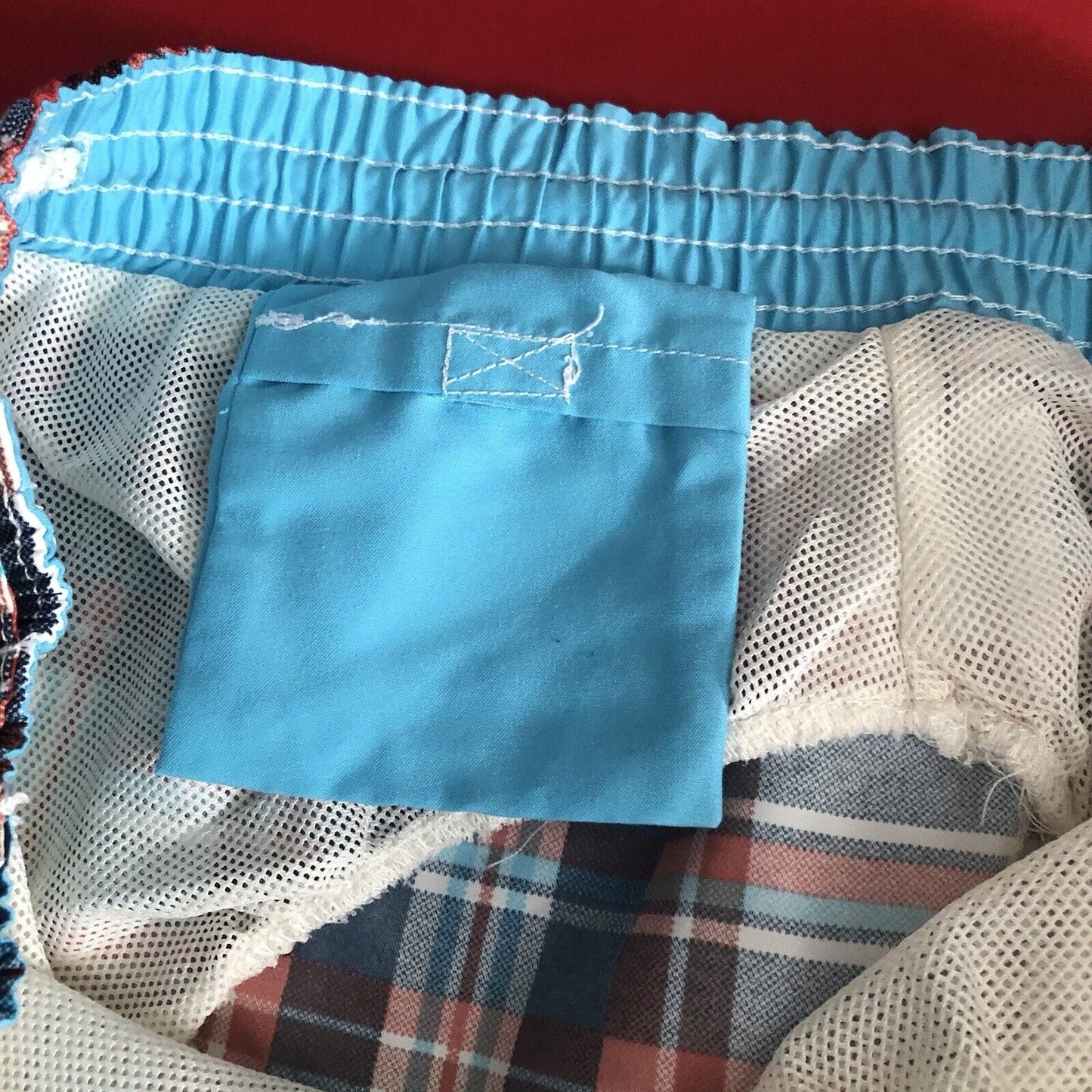 Caribbean Joe Swim Trunks Mens Size L. Multicolor. 0320