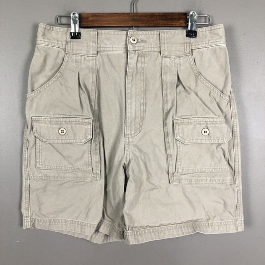 Cabelas Men’s Cargo Shorts Size 38W Color Beige Heavyweight