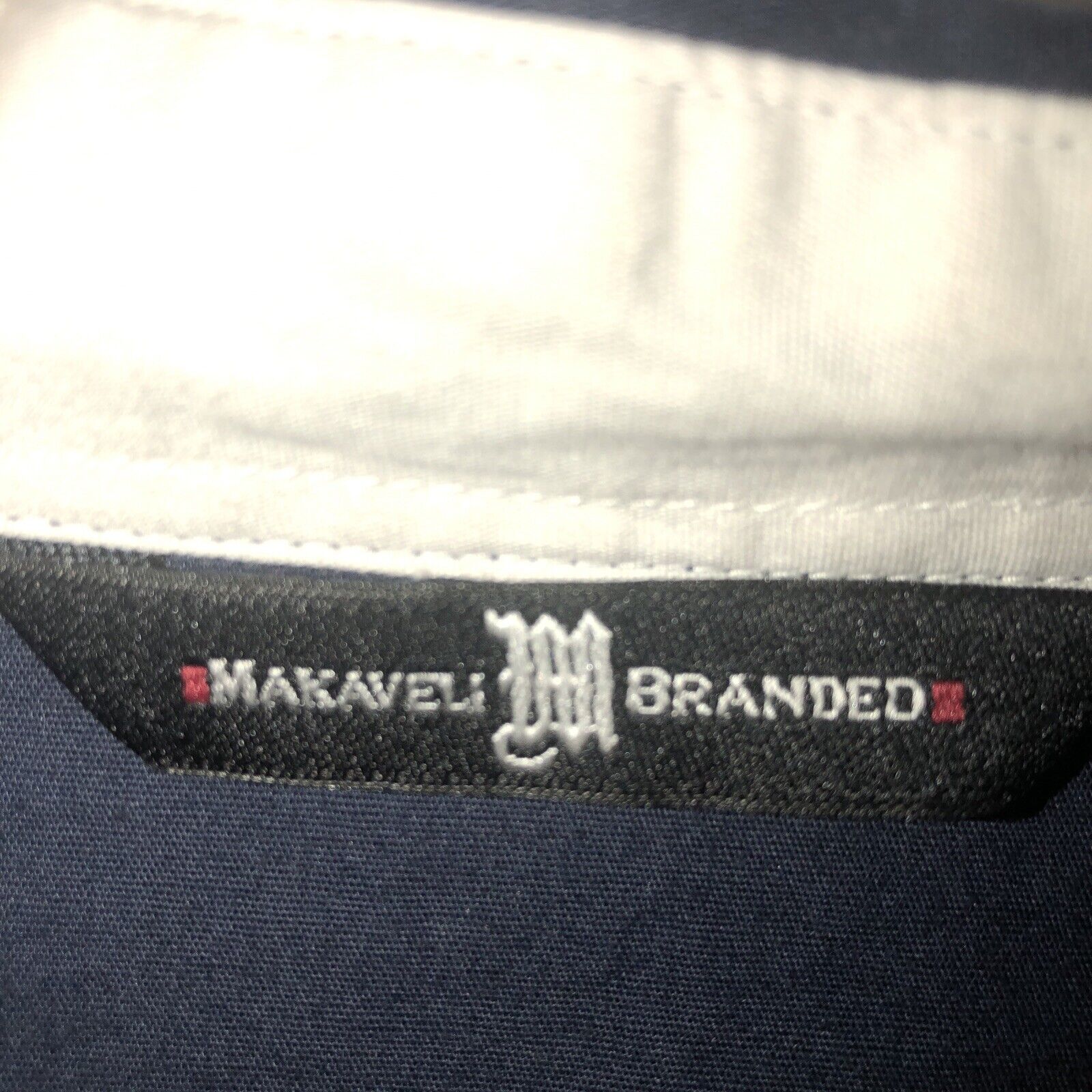 Vintage Makaveli Tupac Shirt Mens Size XL Color Red/Blue
