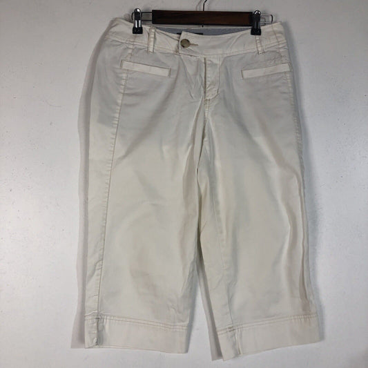 Eddie Bauer Capri Pants Women’s Size 6 Color Ivory (Blakely Fit)