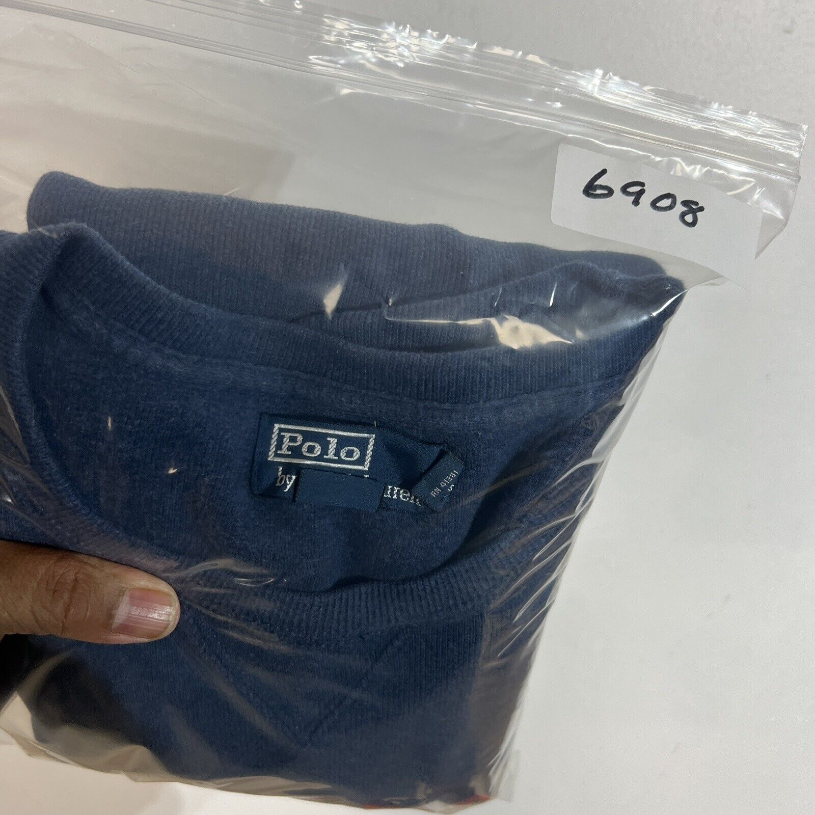 Vintage Polo Ralph Lauren Sweatshirt Men’s XL Color Blue Heavyweight Pullover