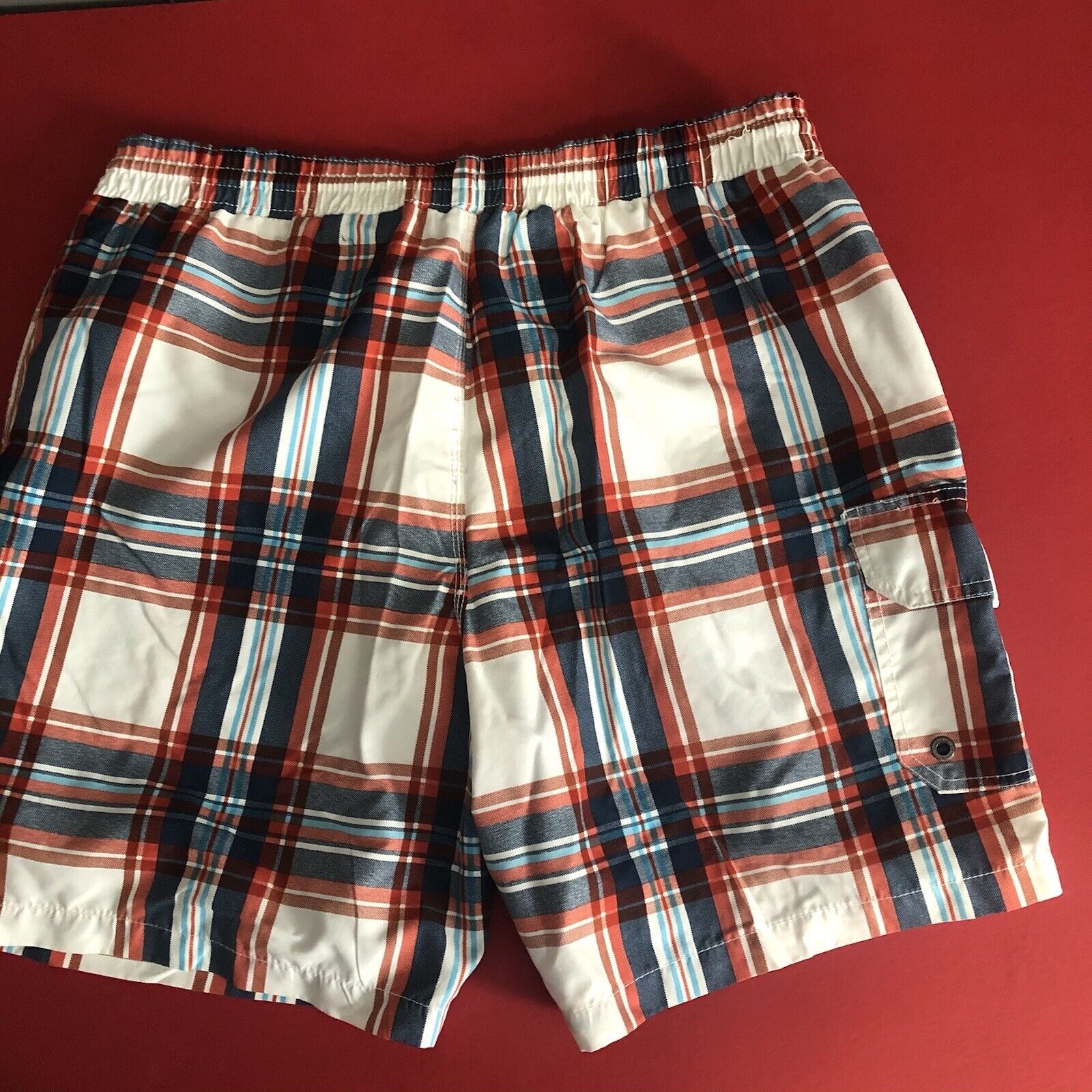 Caribbean Joe Swim Trunks Mens Size L. Multicolor. 0320