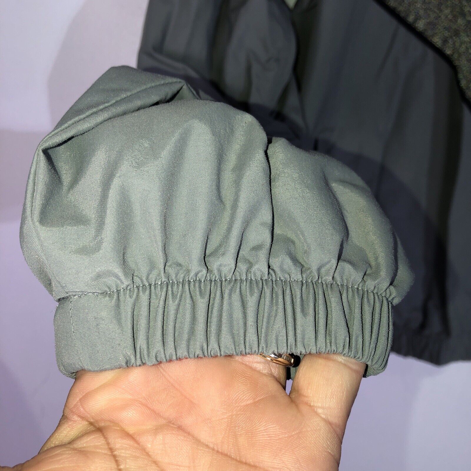 Army Jacket Mens XL Color Gray
