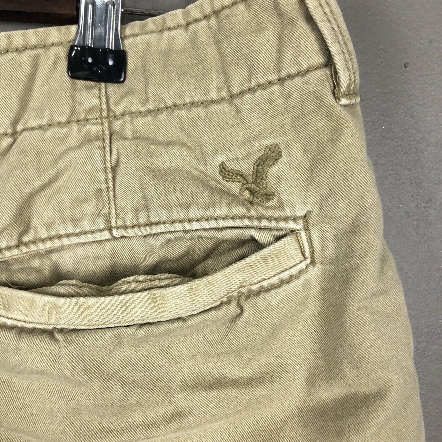 American Eagle Men’s Chino Shorts Size 31w Beige Heavy Casual