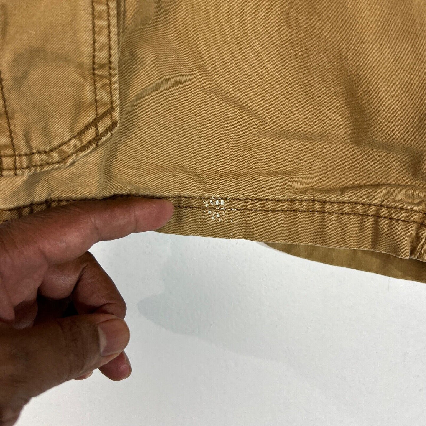 Old Navy Shorts Men's Size 38 Color Beige Cargo Heavyweight