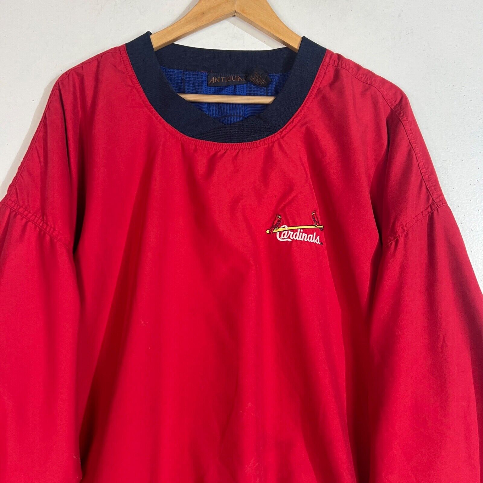 Antigua St. Louis Cardinals Jacket Men's Size XL Multicolor Long Sleeve Pullover