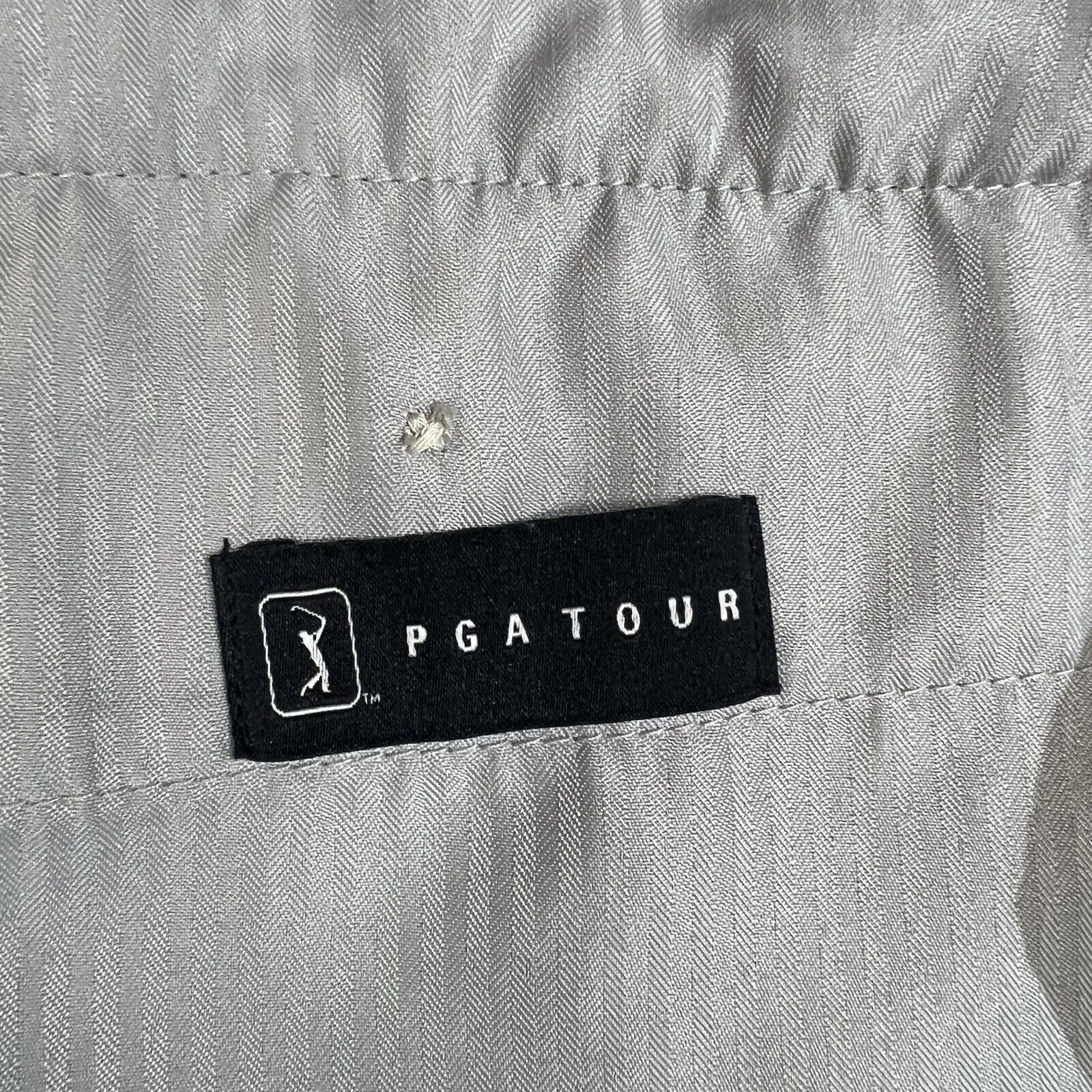 PGA Tour Mens Khaki Golf Shorts Size 34 PreOwned