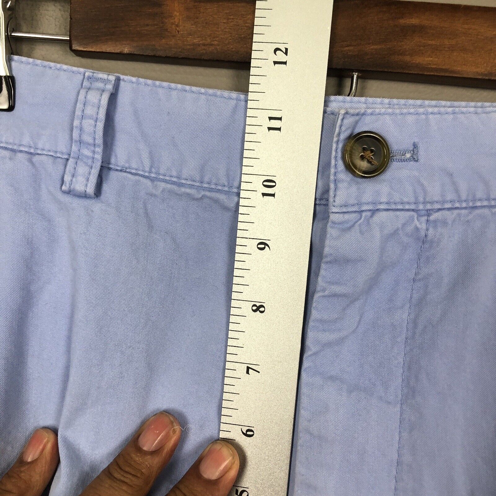 Brooks Brothers 346 Men’s Chino Shorts Size 33w Blue Casual