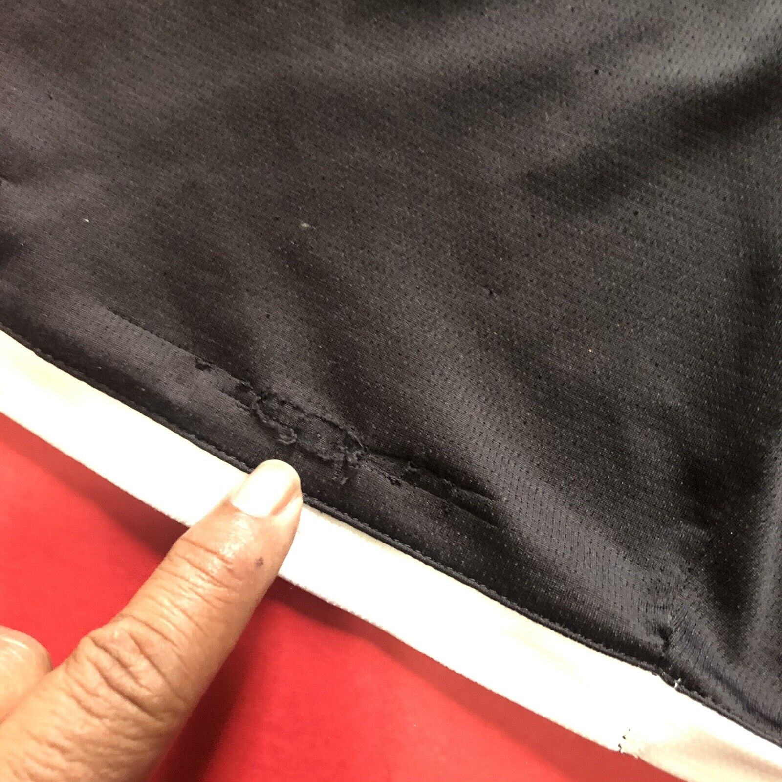 Adidas Soccer Shorts Kids Size Small (8) Black And White (0911)