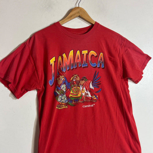 Carnival Jamaica T-Shirt Men's Size Large Multicolor Short Sleeve Pullover
