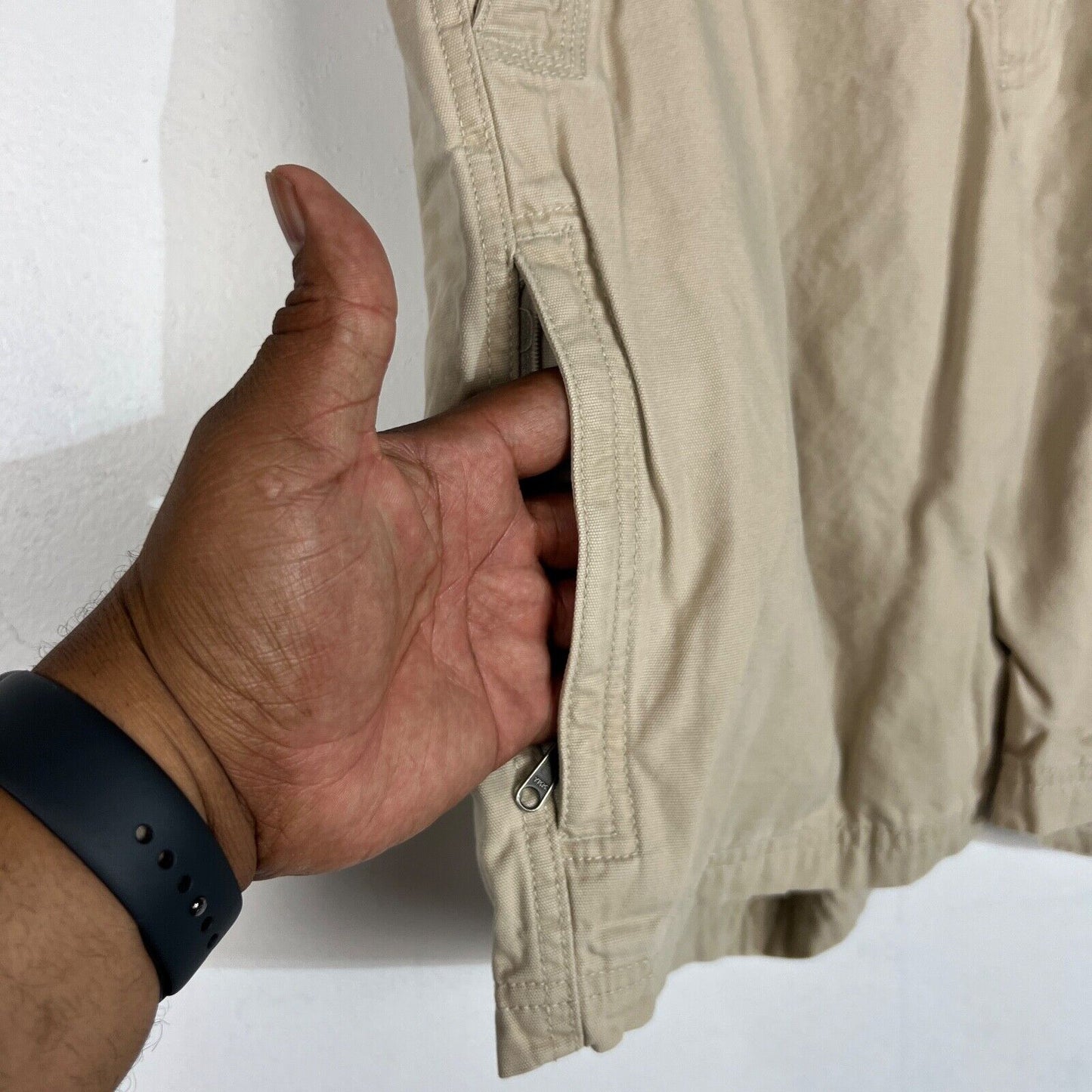 Columbia Chino Shorts Men's Size 32 Color Beige Casual