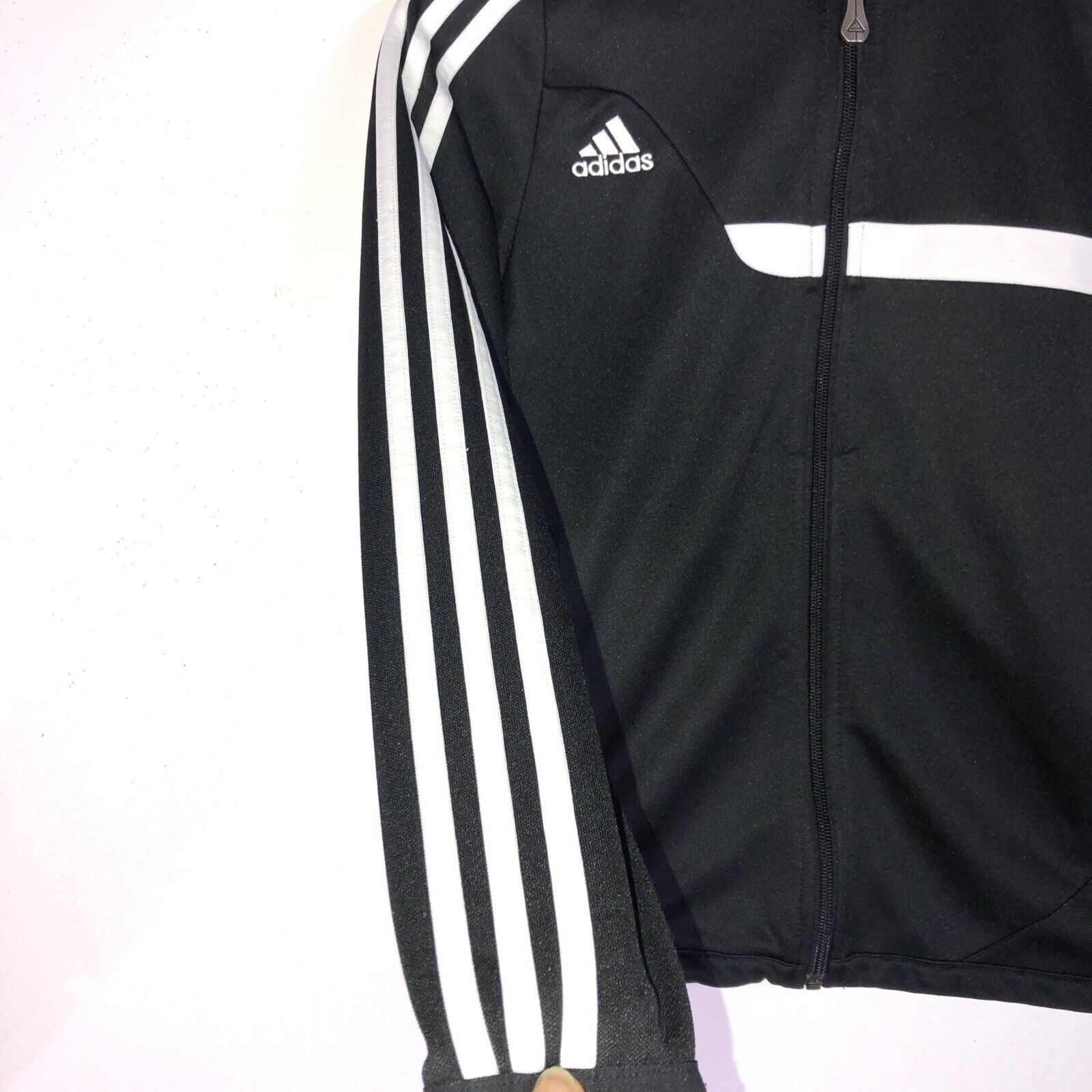 Adidas Jacket Youth Size Medium Color Black