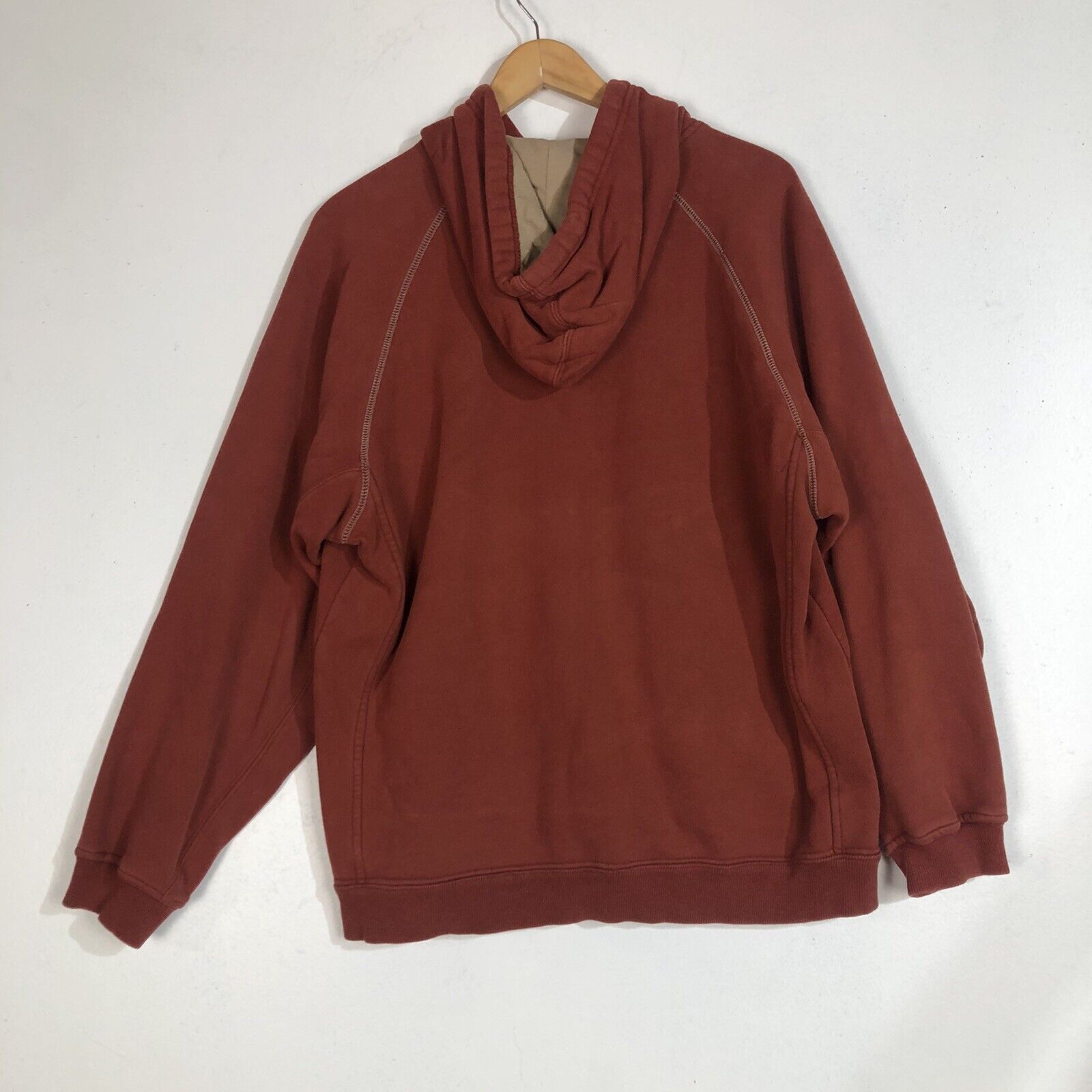 Columbia Mens Hoodie Size M Red Heavyweight PreOwned