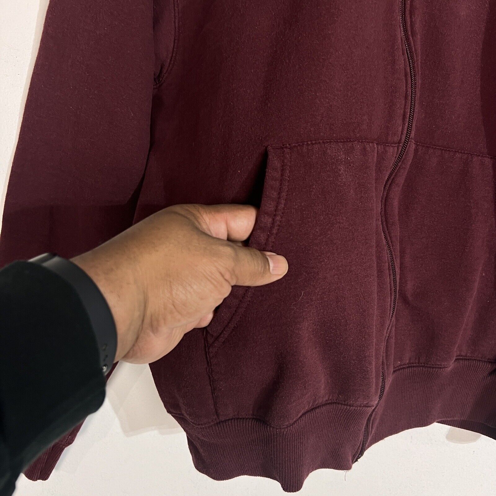 Champion Eco Hoodie Men’s Medium Color Maroon Heavyweight 