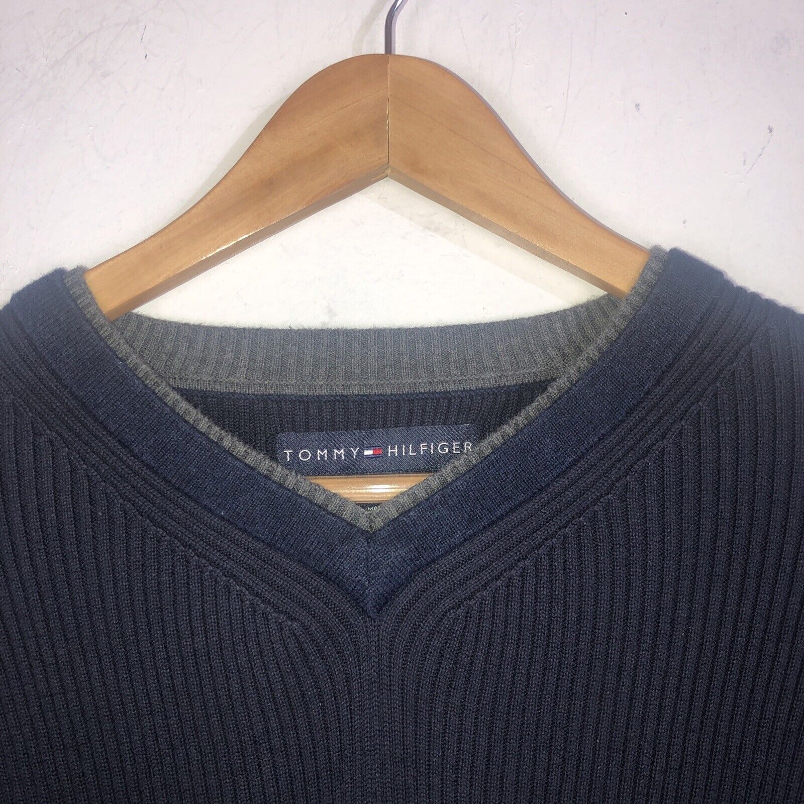 Tommy Hilfiger Sweater Mens Size Large Color Blue