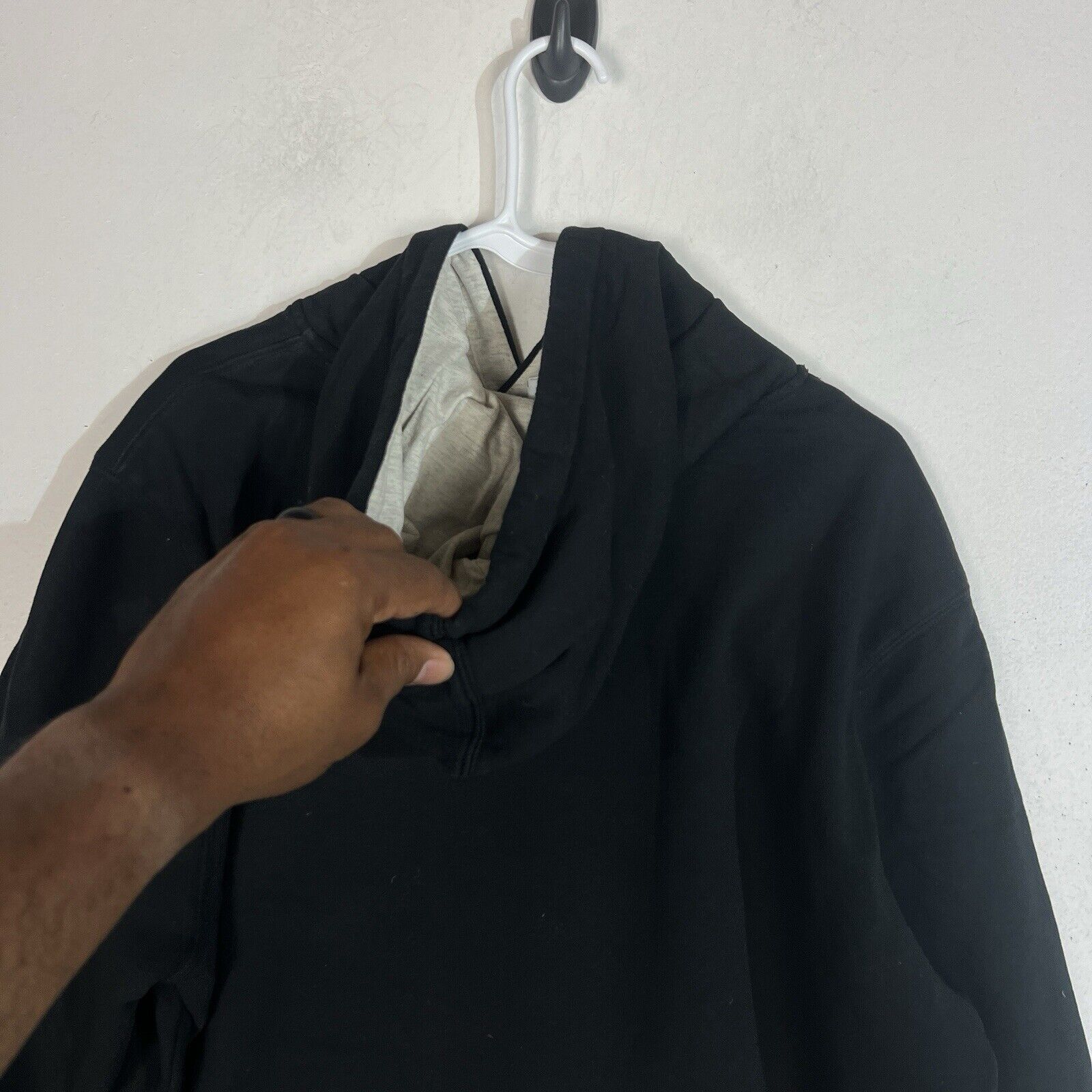Champion Hoodie Men’s Size Large Black Long Sleeve Pullover