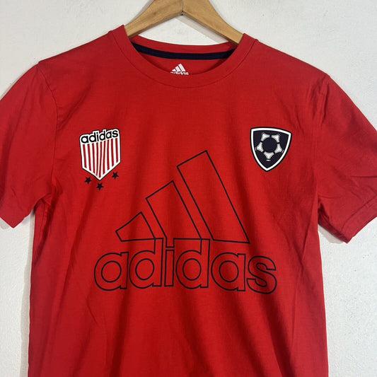 Adidas T-Shirt Youth Size Large Multicolor Short Sleeve