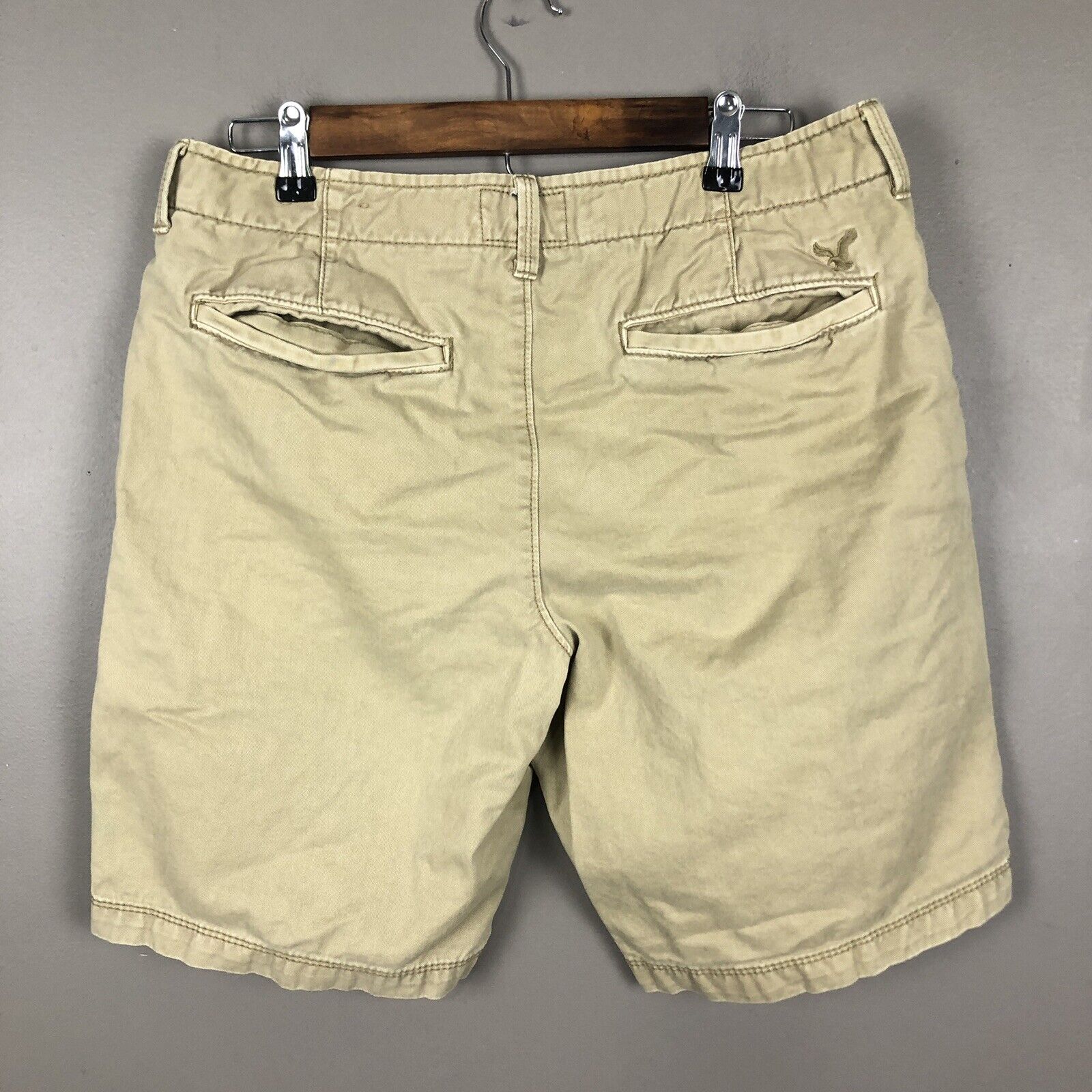 American Eagle Men’s Chino Shorts Size 31w Beige Heavy Casual