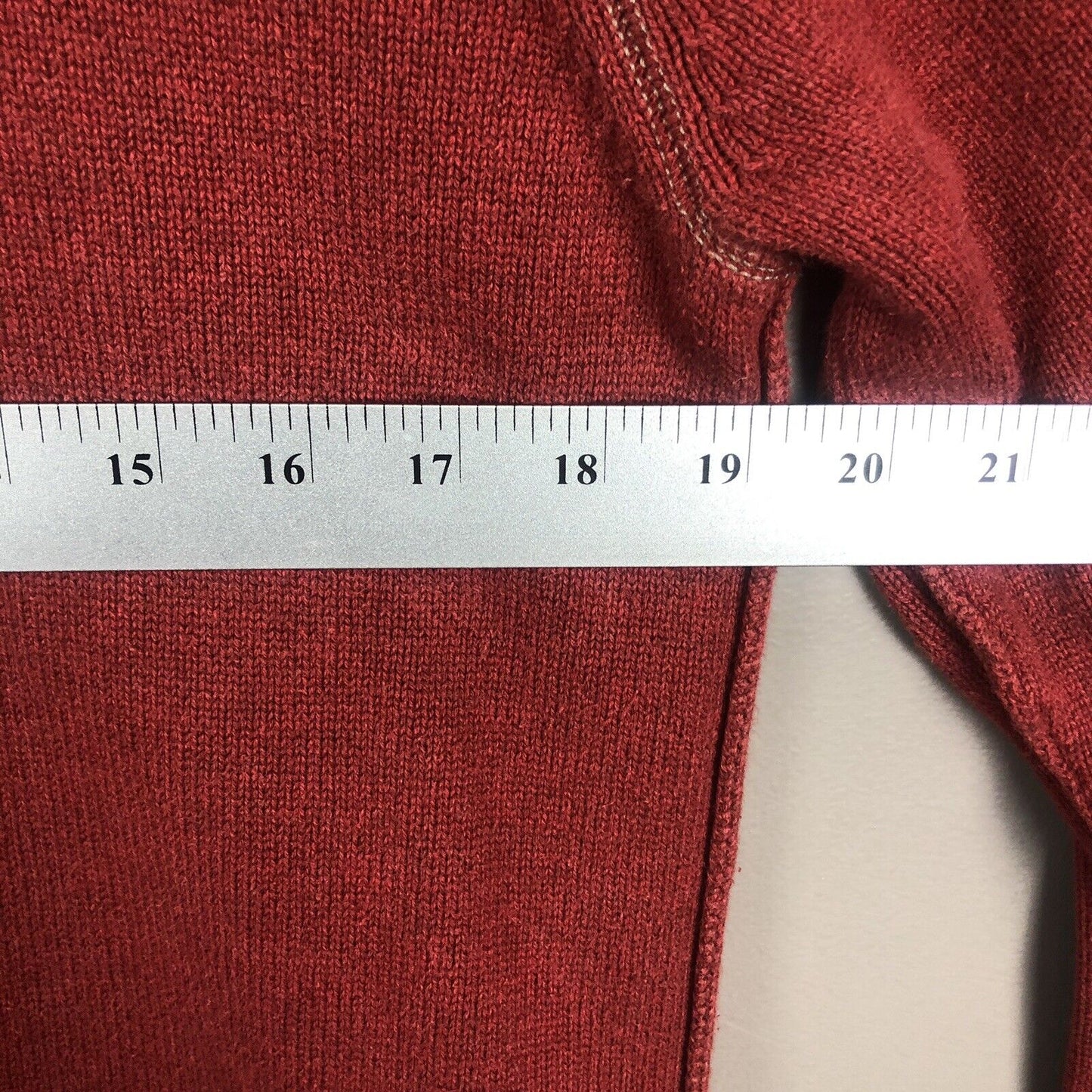 American Eagle Men’s Sweater Size Medium Red Long Sleeve Pullover