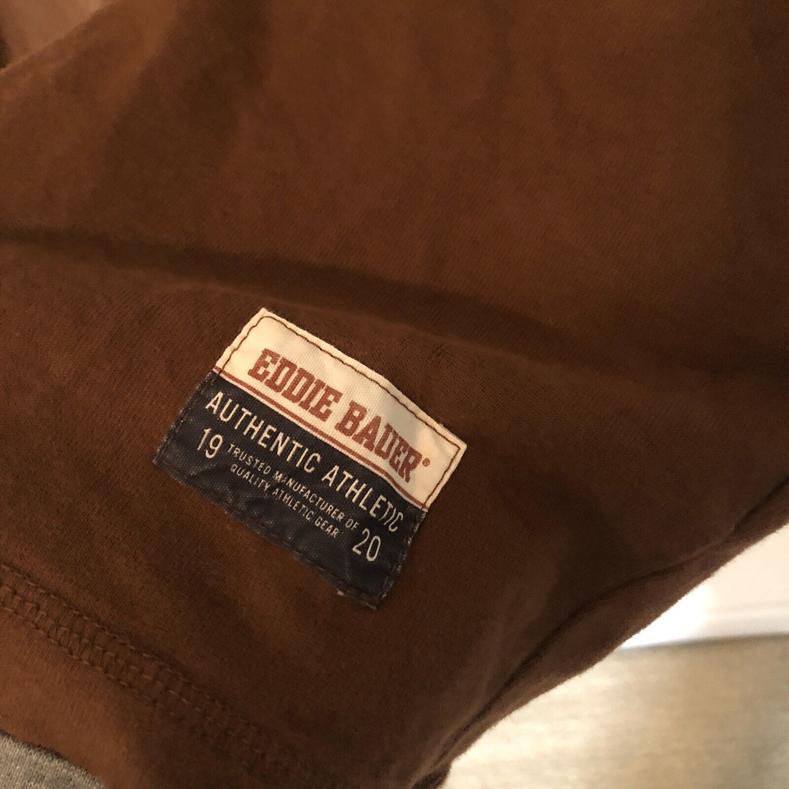 Eddie Bauer Long Sleeve Shirt XXL 2 Toned Brown