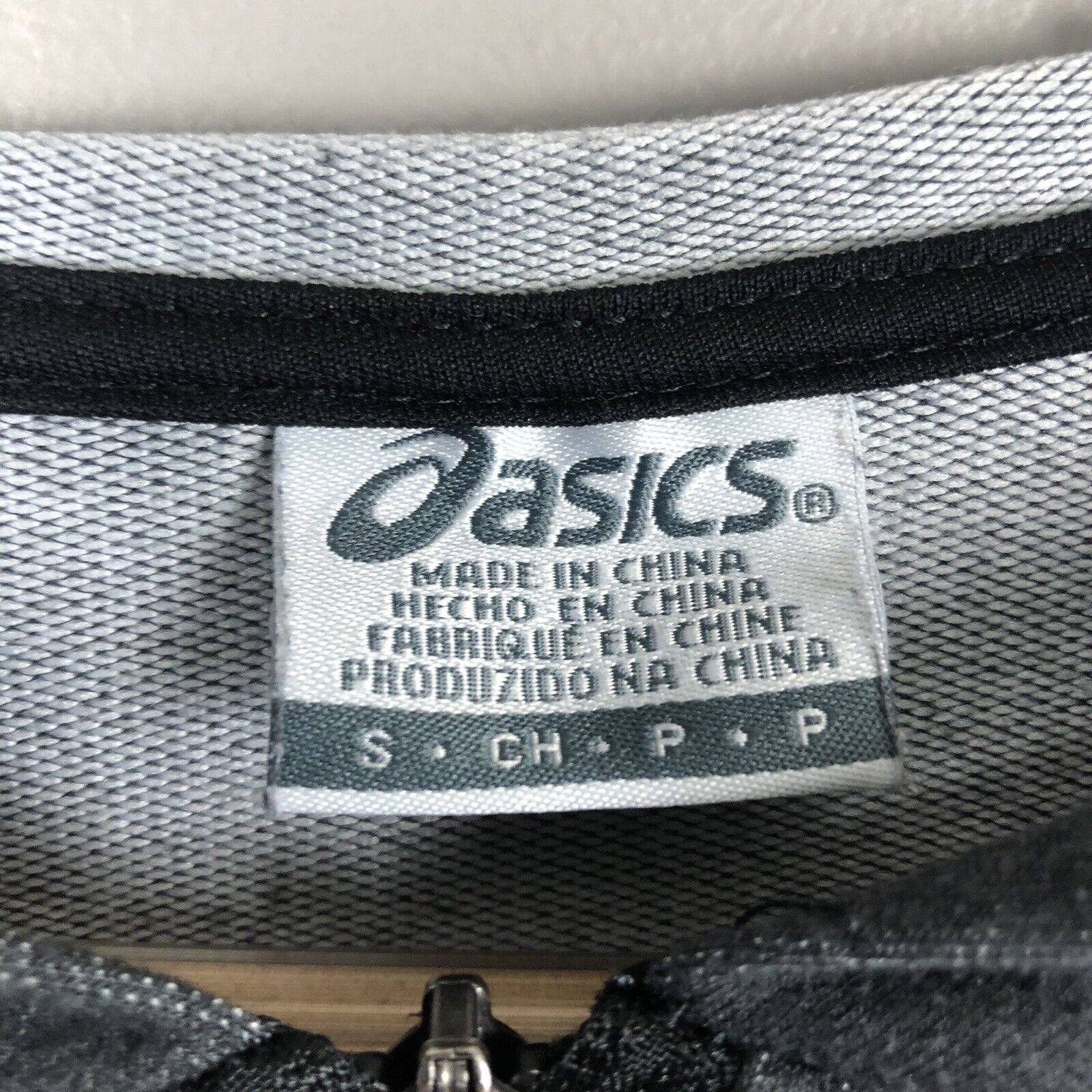 Asics Full Zip Women’s Hoodie Size Small Gray Long Sleeve Running