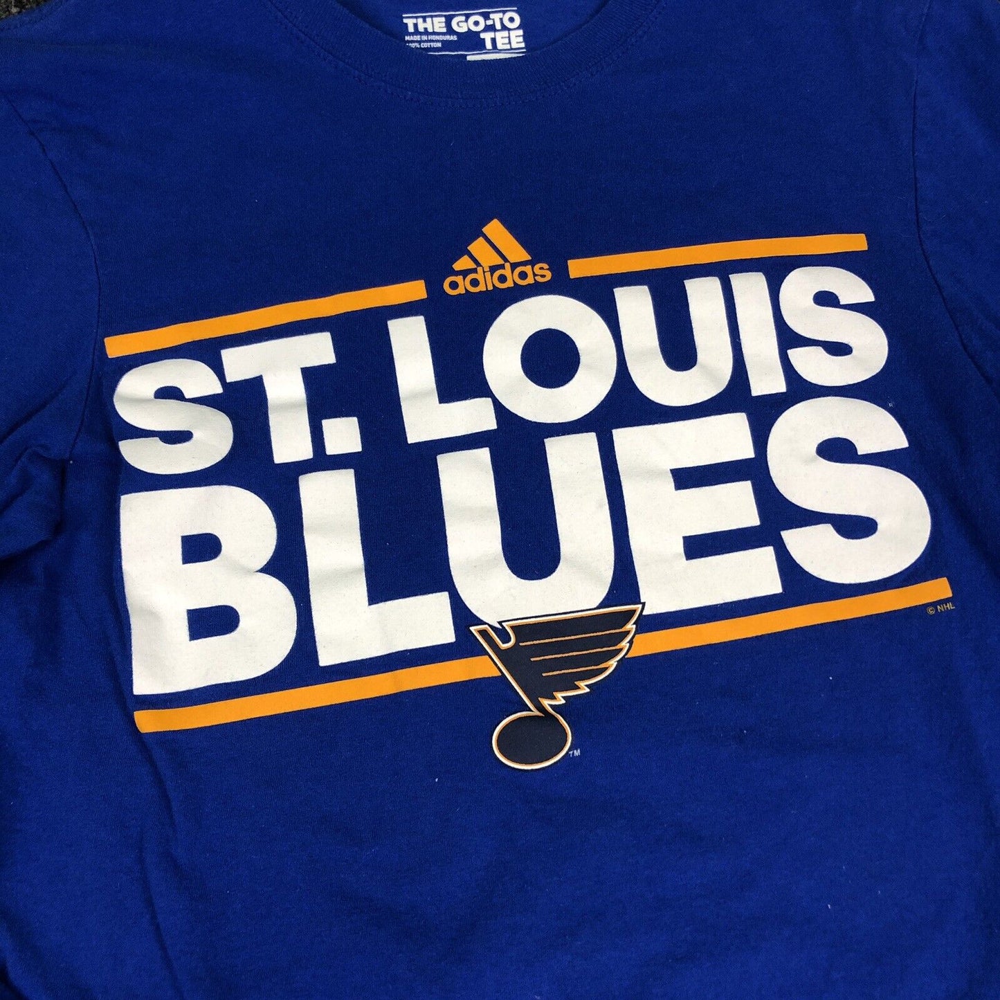 Adidas St Louis Blues Long Sleeve T- Shirt Men’s Size Small Multicolor