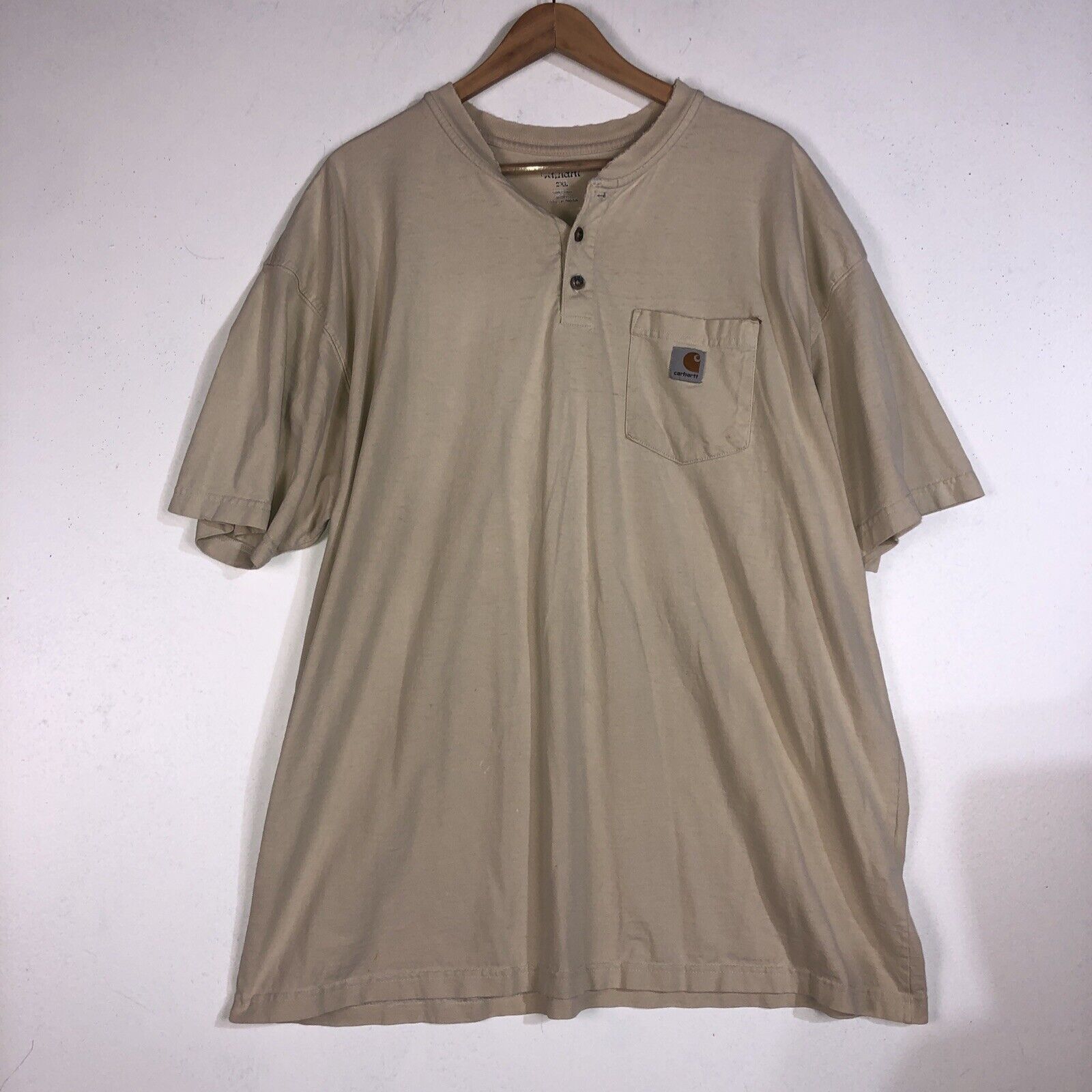 Carhartt T Shirt Mens Size 2XL Color Beige