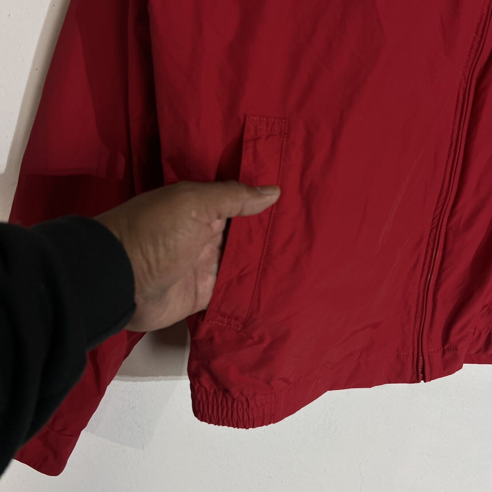 Eddie Bauer Jacket Men’s XL Color Red Full Zip Casual