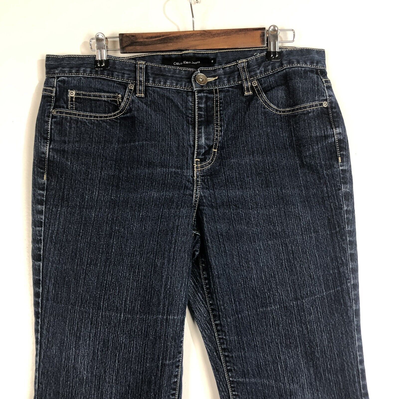 Calvin Klein Jeans Flare Womens Size 12 Color Blue