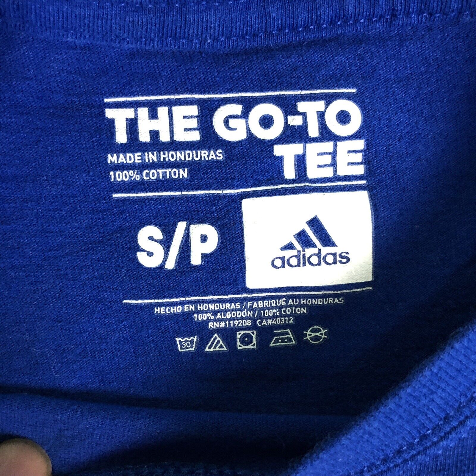 Adidas St Louis Blues Long Sleeve T- Shirt Men’s Size Small Multicolor