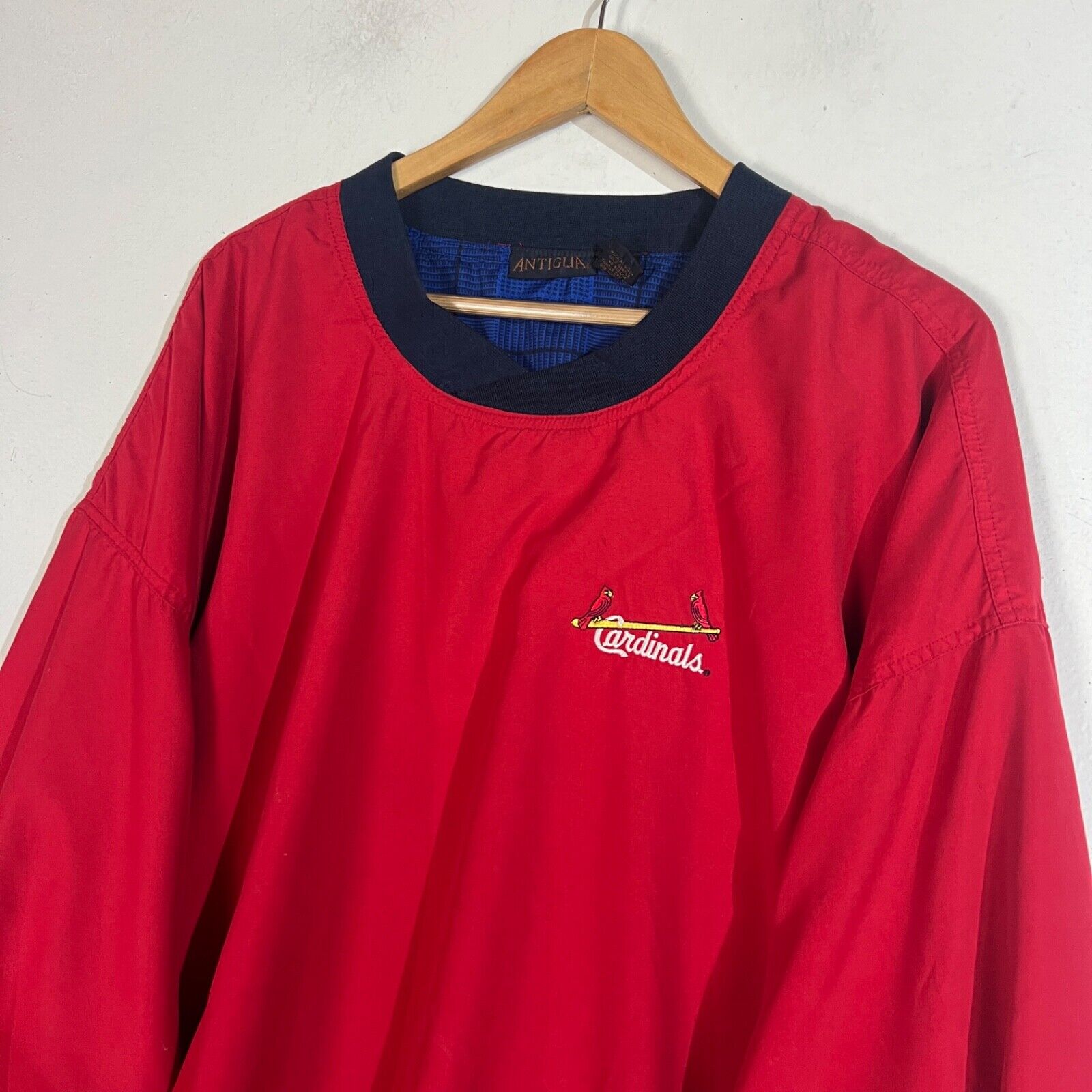 Antigua St. Louis Cardinals Jacket Men's Size XL Multicolor Long Sleeve Pullover