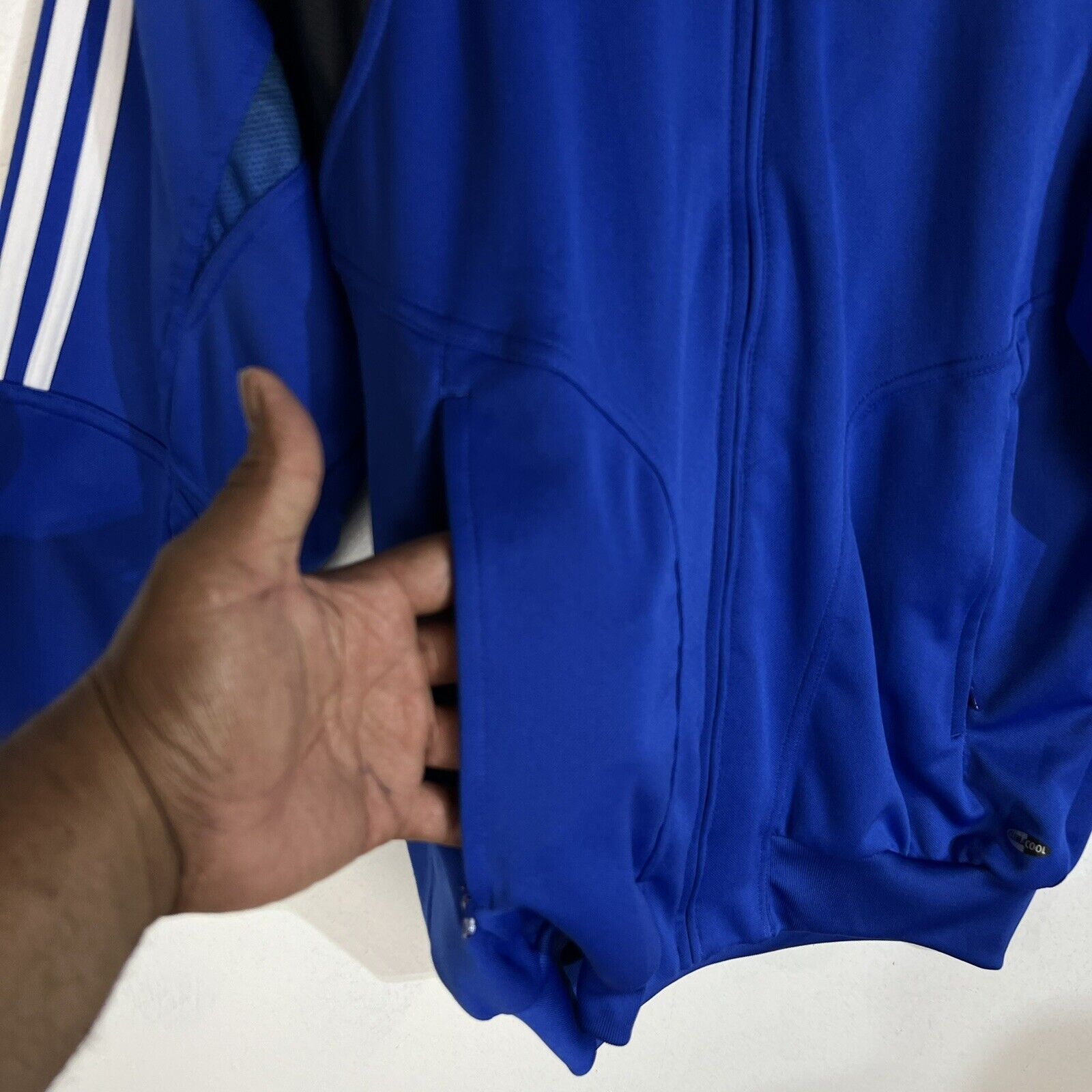 Adidas Men’s Track Jacket Size XL Multicolor (Pre Owned) Full Zip