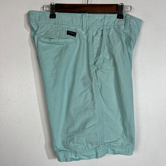 American Eagle Outfitters Chino Shorts Men's Size 31 Color Green