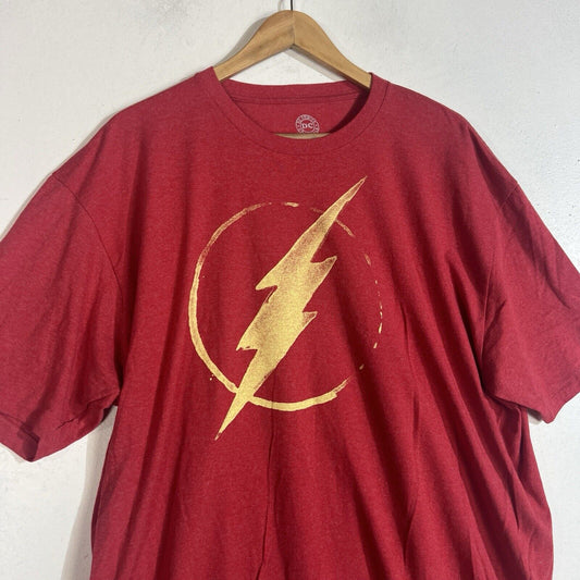 DC Comics Flash T-Shirt Men’s 2XL Multicolor Short Sleeve