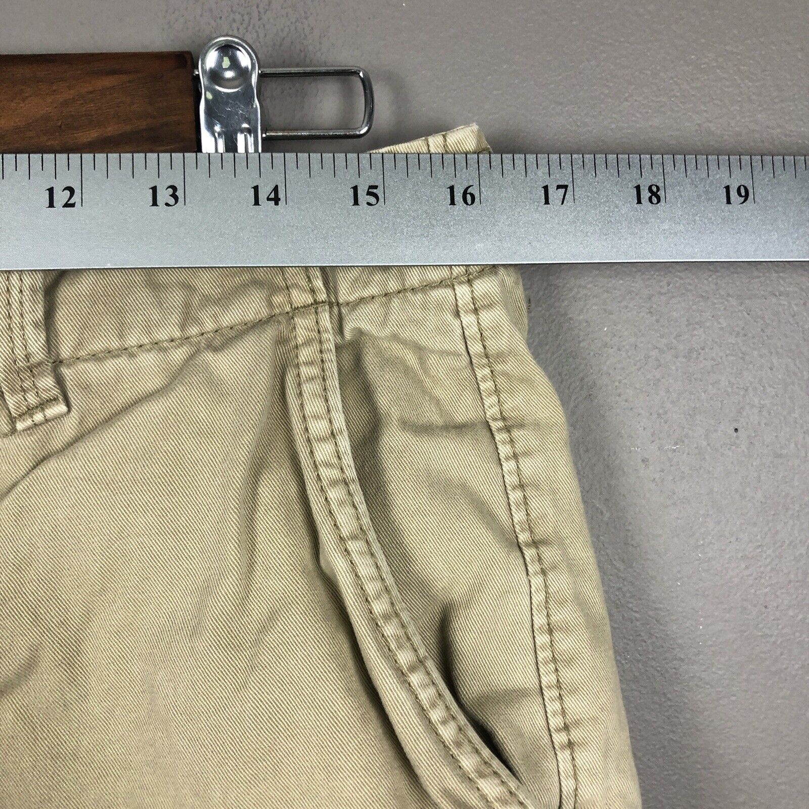 American Eagle Men’s Chino Shorts Size 31w Beige Heavy Casual