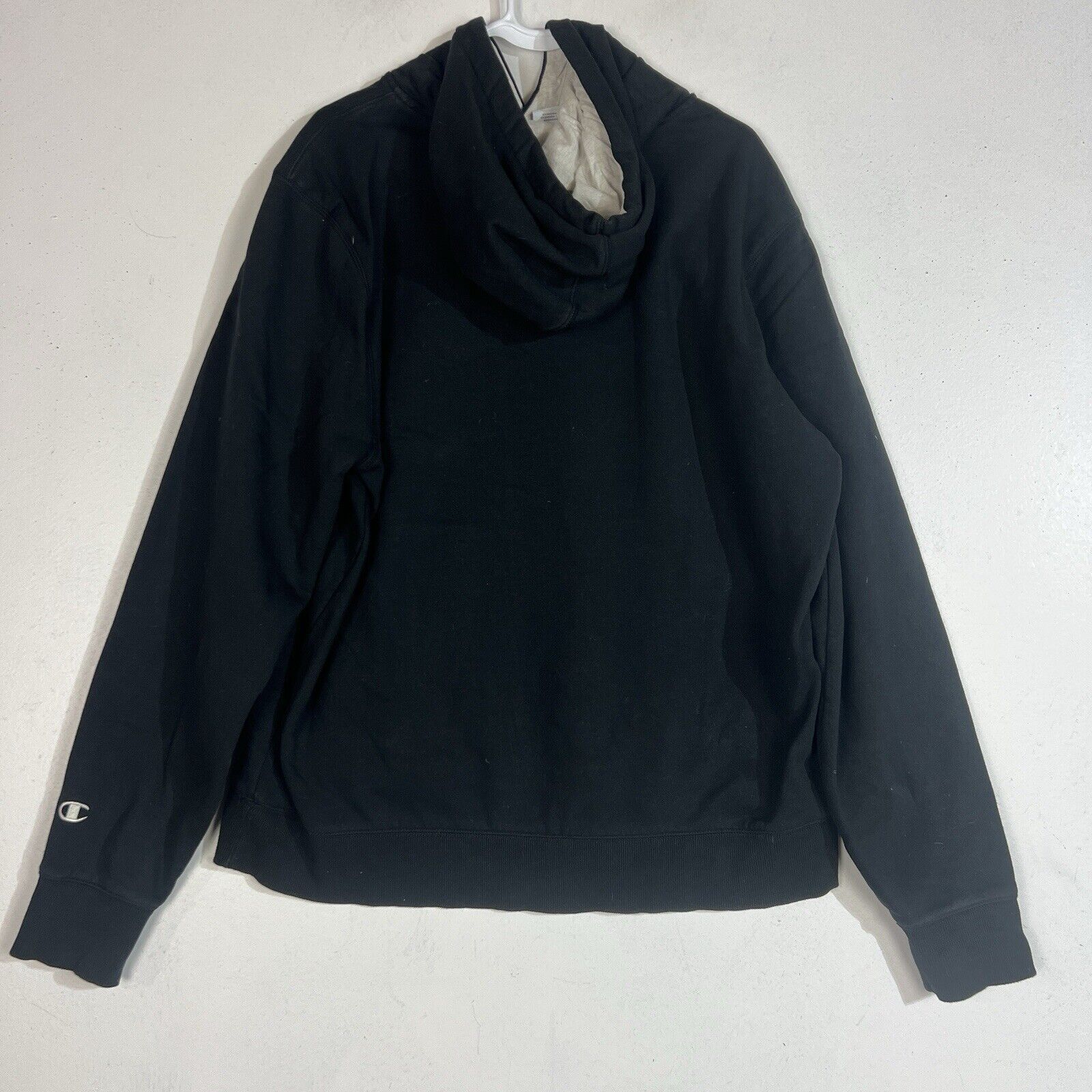 Champion Hoodie Men’s Size Large Black Long Sleeve Pullover