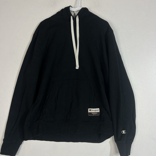 Champion Hoodie Men’s Size Large Black Long Sleeve Pullover